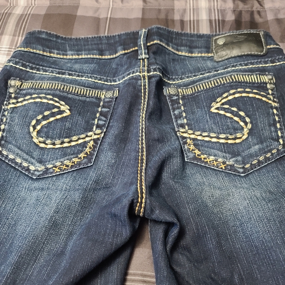 Silver jeans